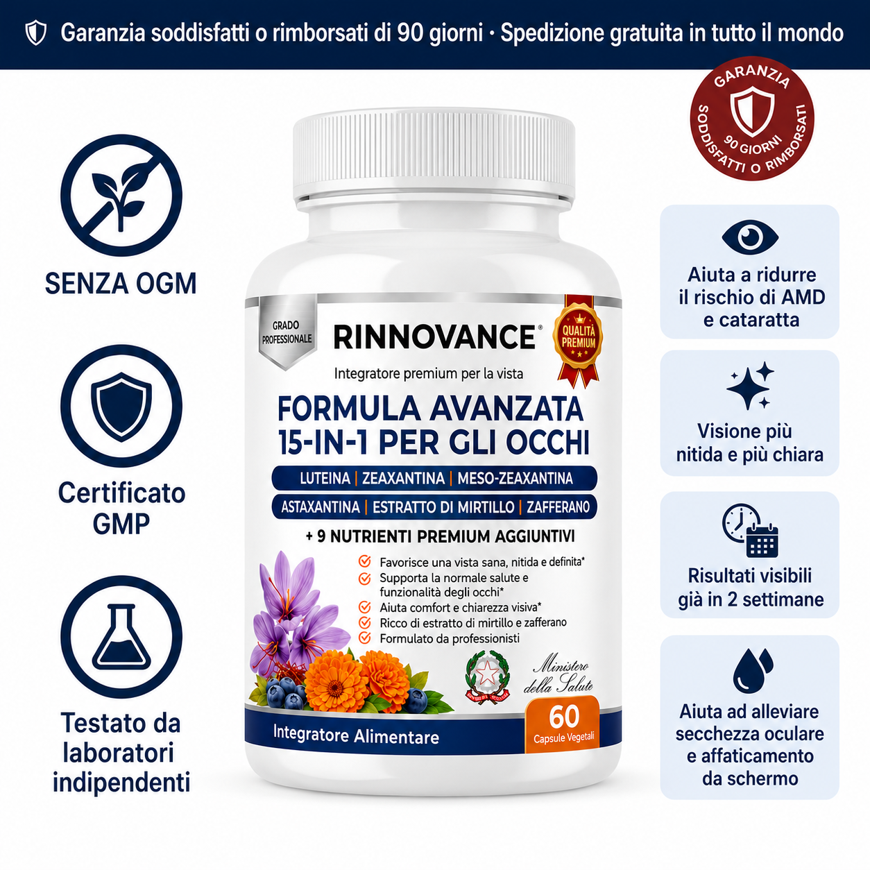 RINNOVANCE® Formula Avanzata 15 in 1 per gli occhi